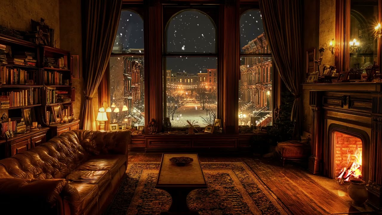 Soft Piano by the Fireplace | Warm Winter Music for Deep Relax & Sleep 🔥🎹