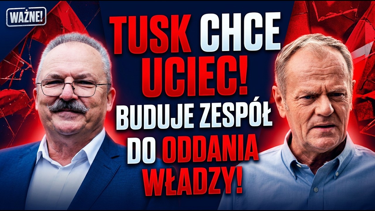 Marek Jakubiak: Tusk chce uciec! Buduje zesp&oacute;ł do oddania władzy!