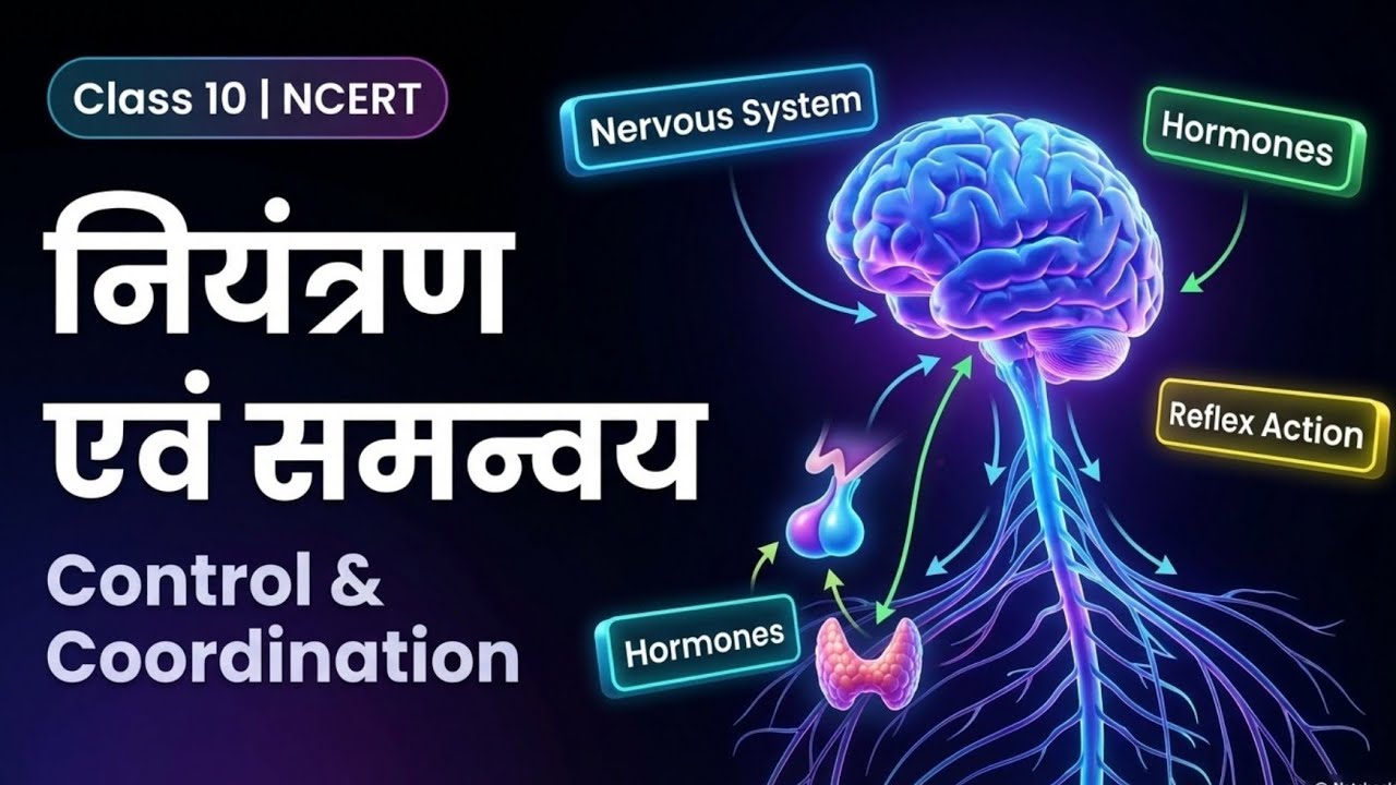 Class 10 Science Chapter 6 | नियंत्रण एवं समन्वय 🔥 Full NCERT Explanation | Board Exam