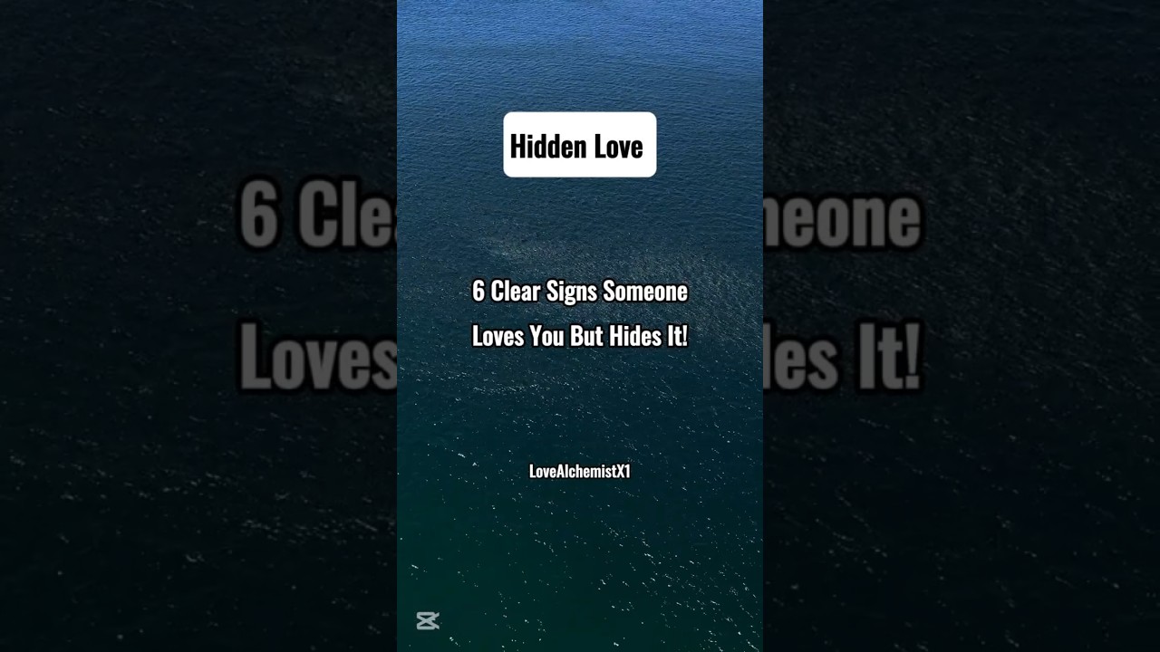 6 Clear Signs Someone Loves You But Hides It.. #shorts #psychologyfacts #subscribe