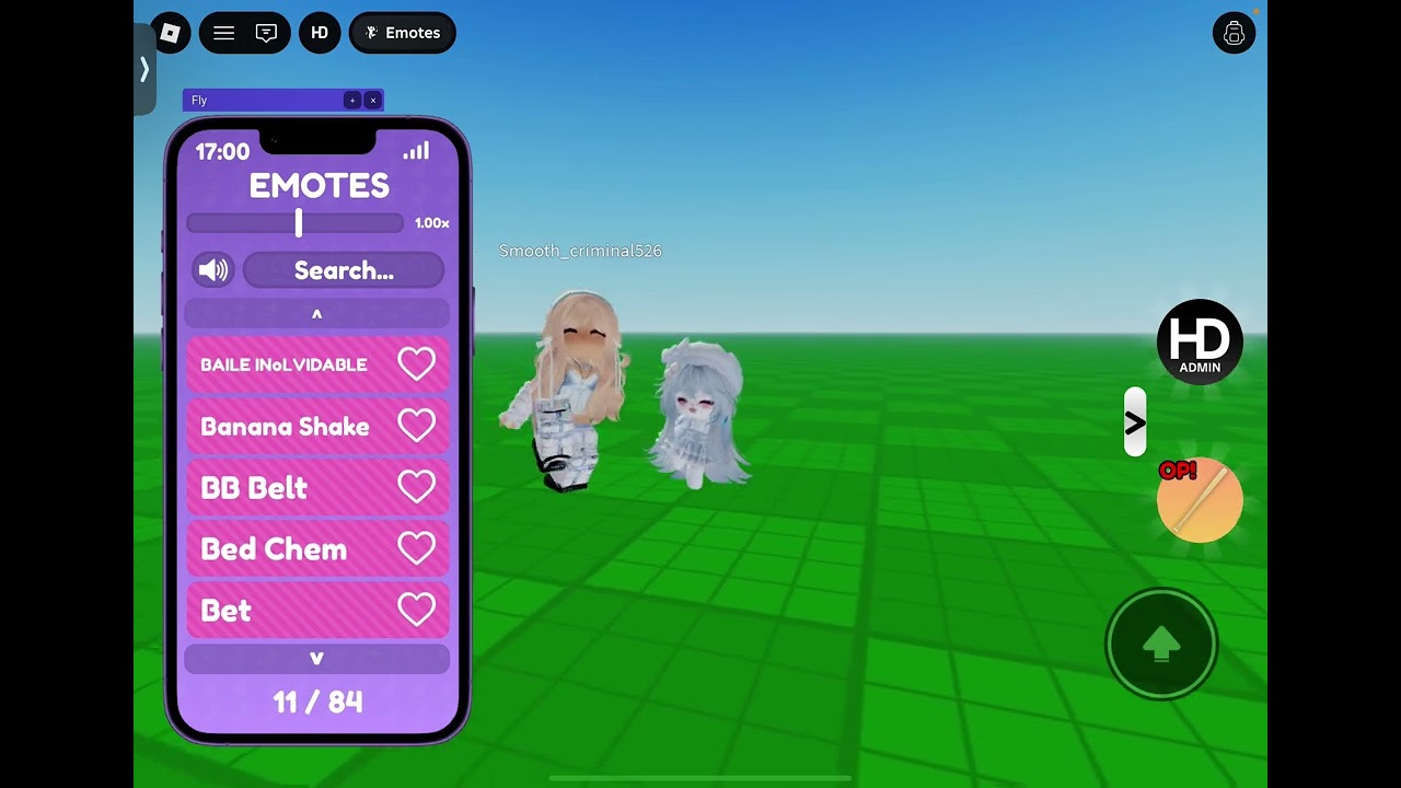 Dancing in roblox music game 