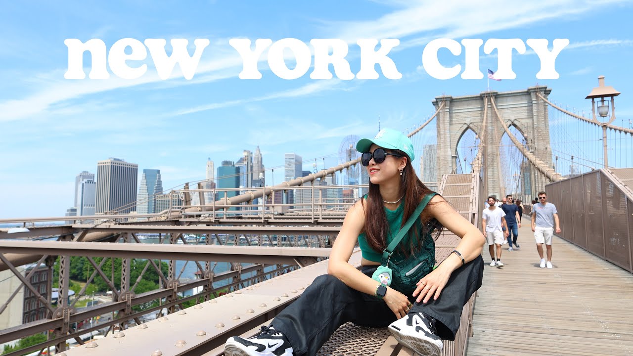 new york travel vlog 🇺🇸 brooklyn bridge 🌉 Librae Bakery 🥐 best napolean cake 🍰 Chelsea Market