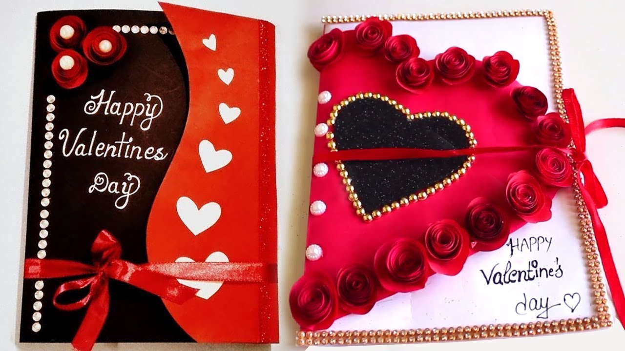 Handmade Valentine's Day Card Ideas | DIY Greeting Cards for Valentine's Day | Easy Paper crafts