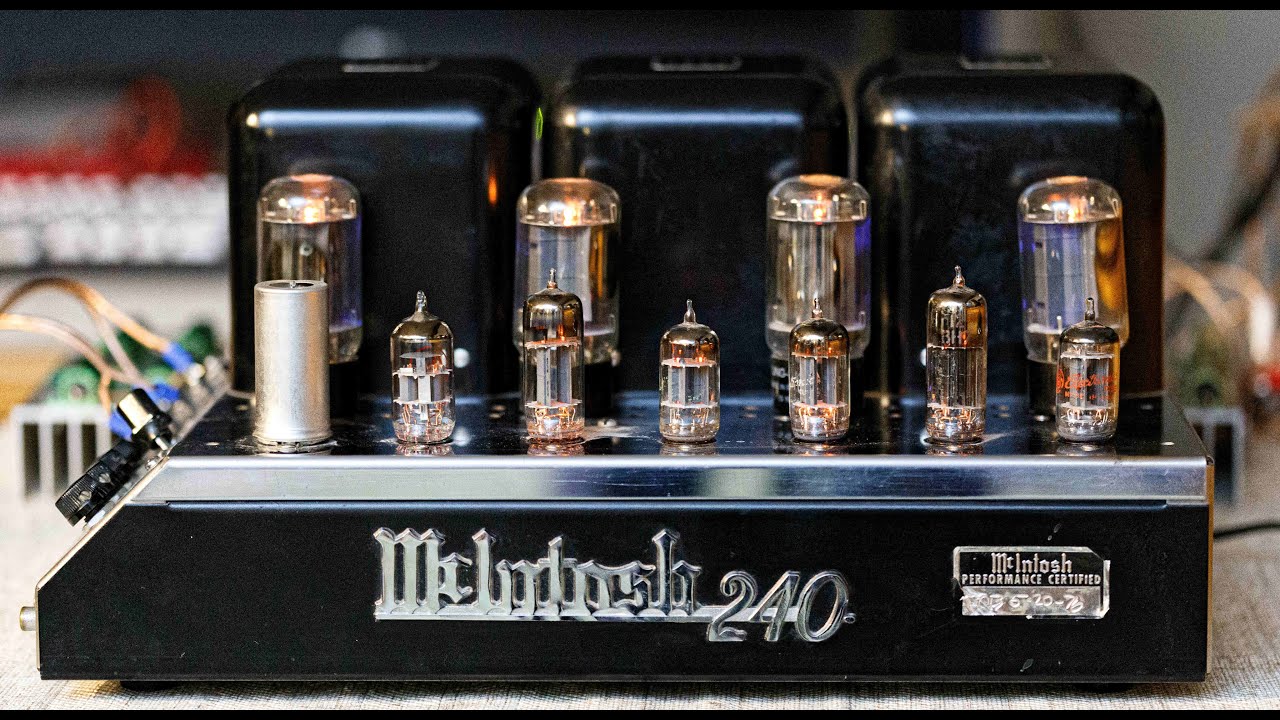 McIntosh MC240 Power Amplifier- Vintage Audio Review Episode #43