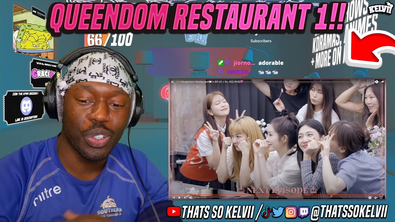 thatssokelvii reacts to Red Velvet ✨🏰Queendom Restaurant🍽✨ EP. 01ㅣTo. 최강 RV팀💖 **top tier team!!**