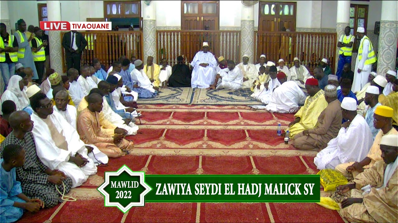 🔴EN DIRECT DE TIVAOUANE  GAMOU 2022: ZAWIYA SEYDI EL HADJ MALICK SY (RTA)