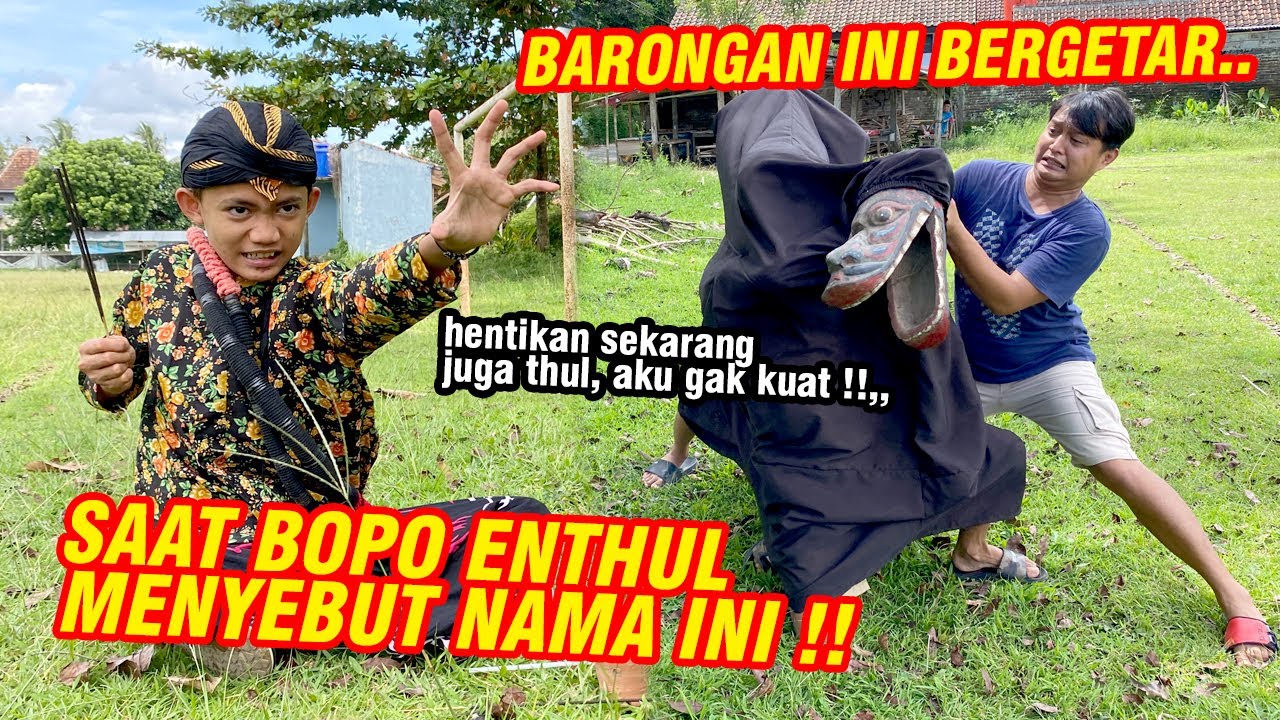 Aneh !! BARONGAN INI BERGETAR SAAT DISEBUTKAN NAMA INI