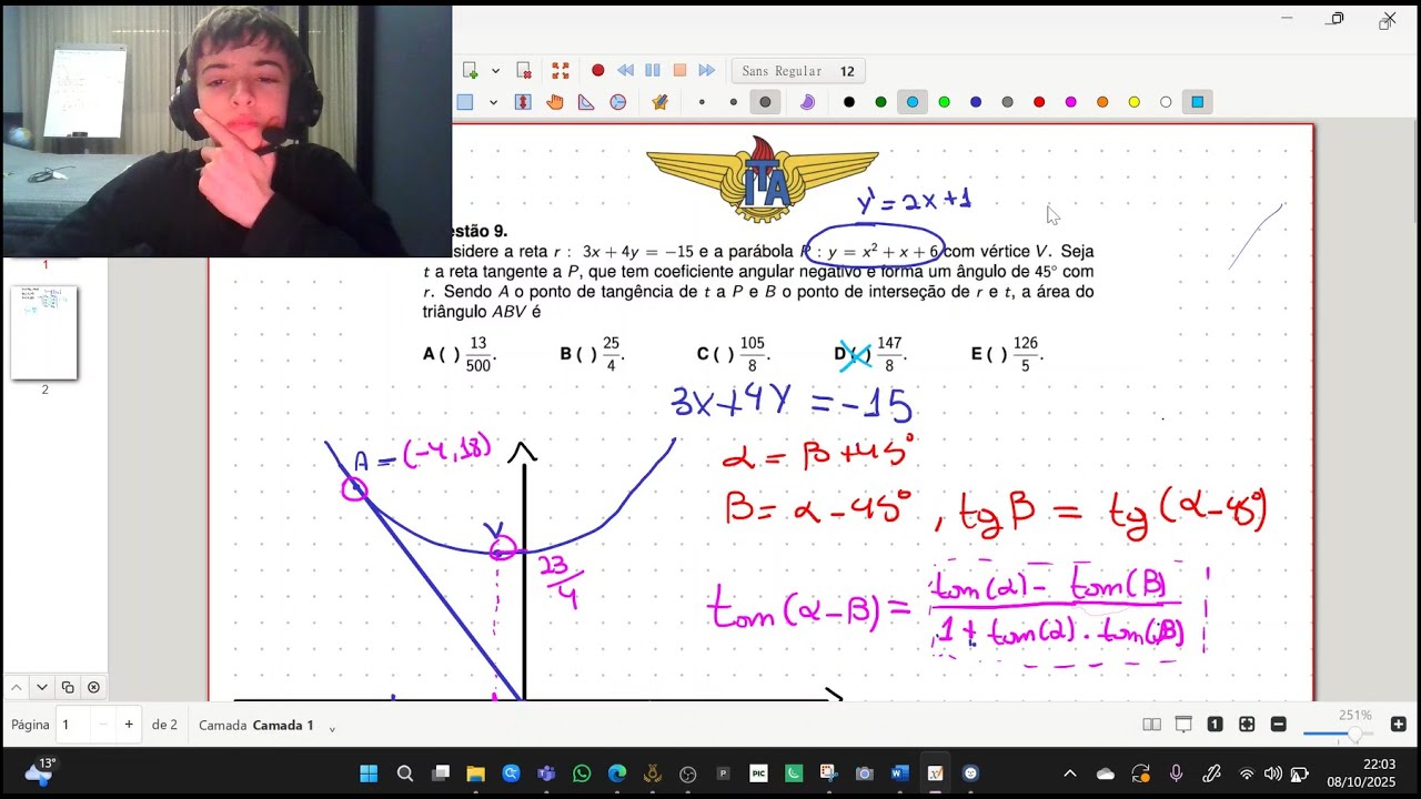 Questão super difícil do ITA 2025/2026 - Matemática