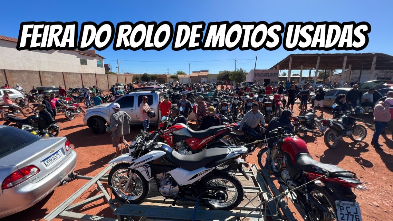Conhecendo FEIRA do ROLO de MOTOS USADAS de MARCOLÂNDIA / ARARIPINA Piauí / Pernambuco