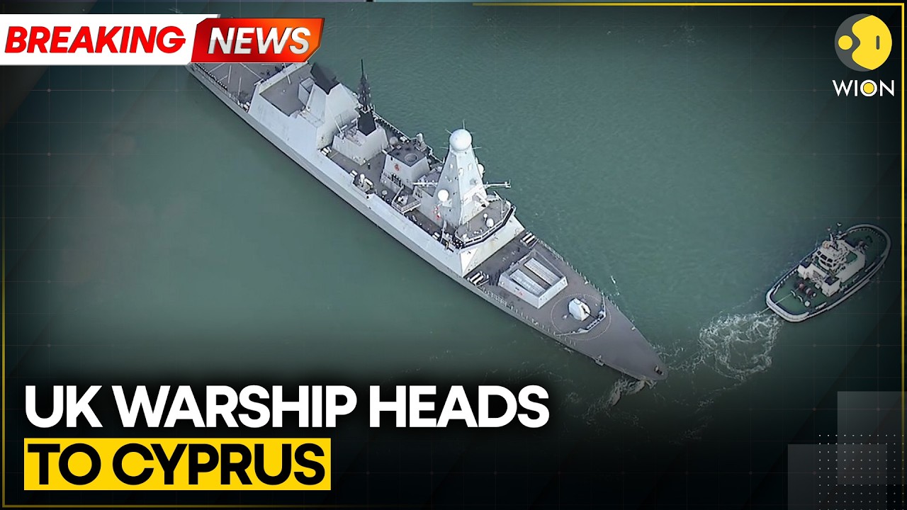 UK Warship HMS Dragon Sails To Cyprus Amid Rising Mediterranean Tensions | WION