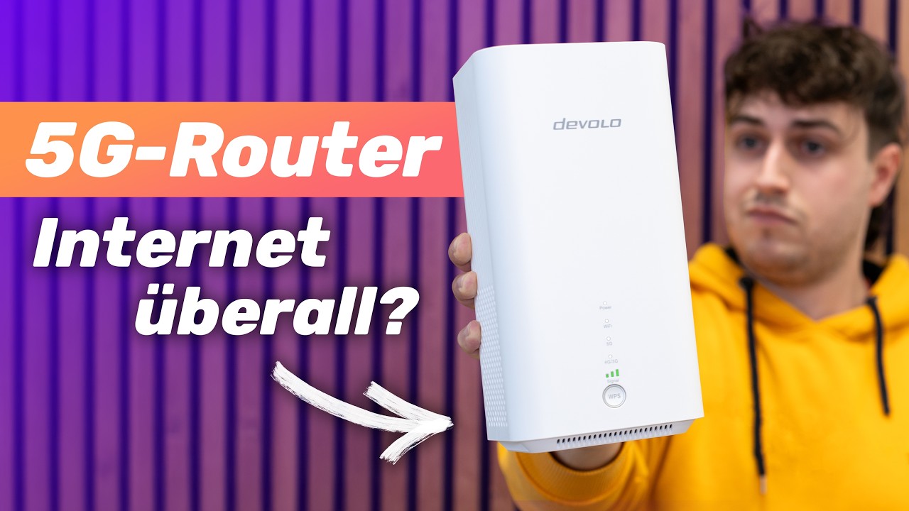 Internet per 5G statt DSL? Devolo Wifi 6 3600 5G LTE Router im Test