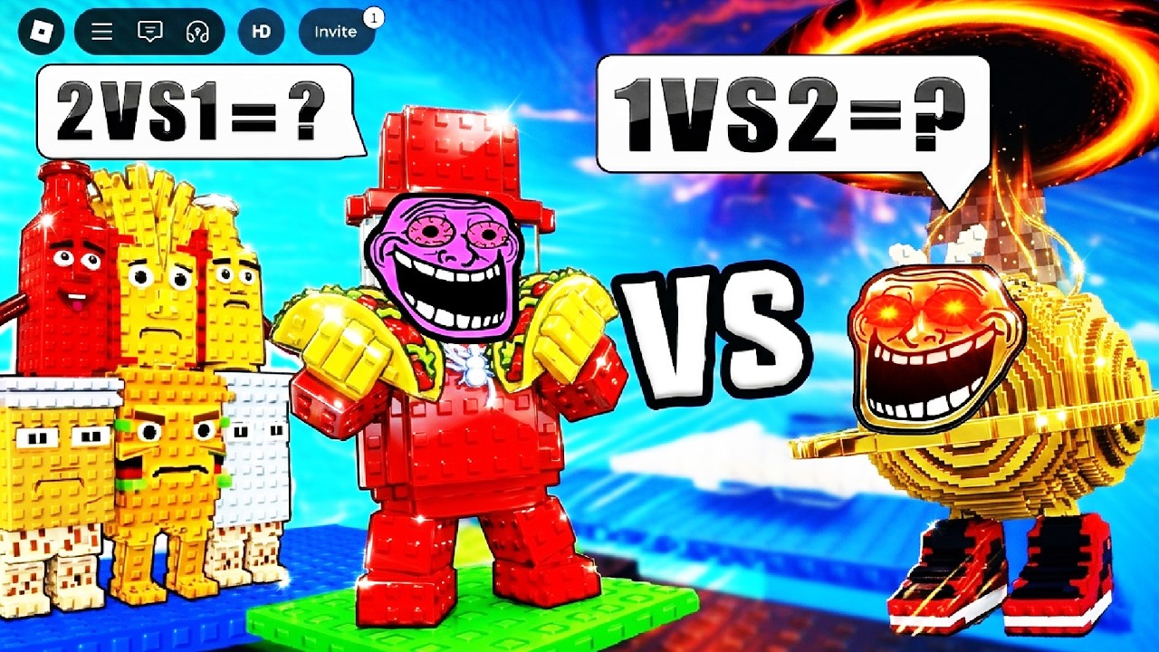 2 VS 1 / 1 VS 2❗Roblox Funny Moment |  Slap Tower Brainrot Morph Tower #roblox