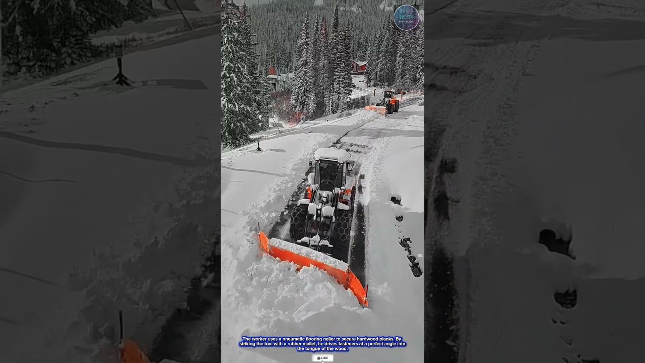 Simple & Precise: Heavy-Duty Snow Plow for Clearing Mountain Roads and Winter Paths