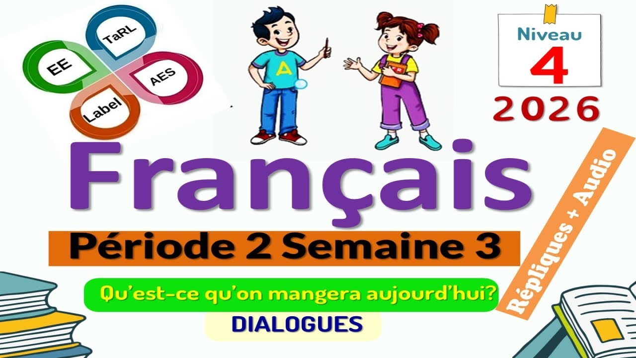 Enseignement explicite- 2026 Période 2 dialogue 3 - Répliques+Audio -  4ème  A.E.P