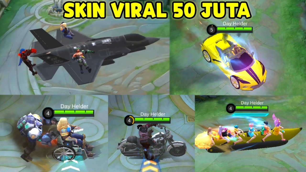 COBAIN SEMUA SKIN VIRAL ! KUALITAS 50 JUTA LIMITED EDITION ! LANGKA GAK ADA YANG PUNYA