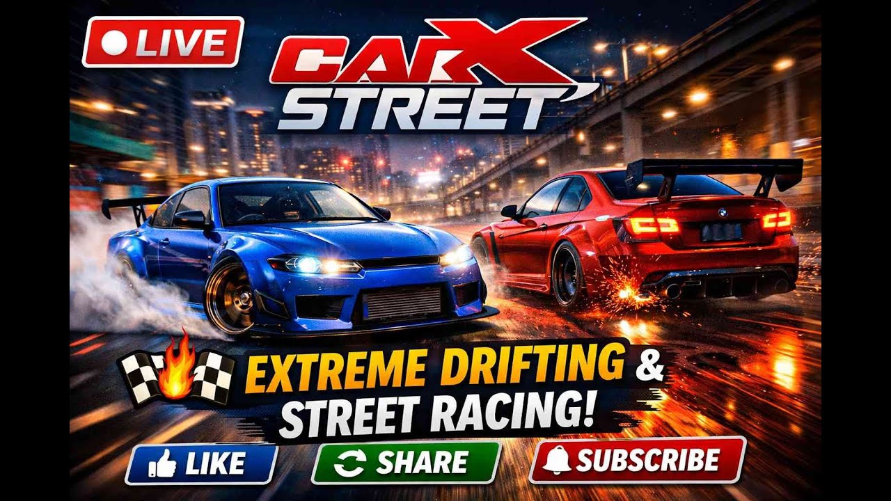 🔴 LIVE 🔥 CarX Street Racing | Extreme Drifting & Street Battles 🚗💨