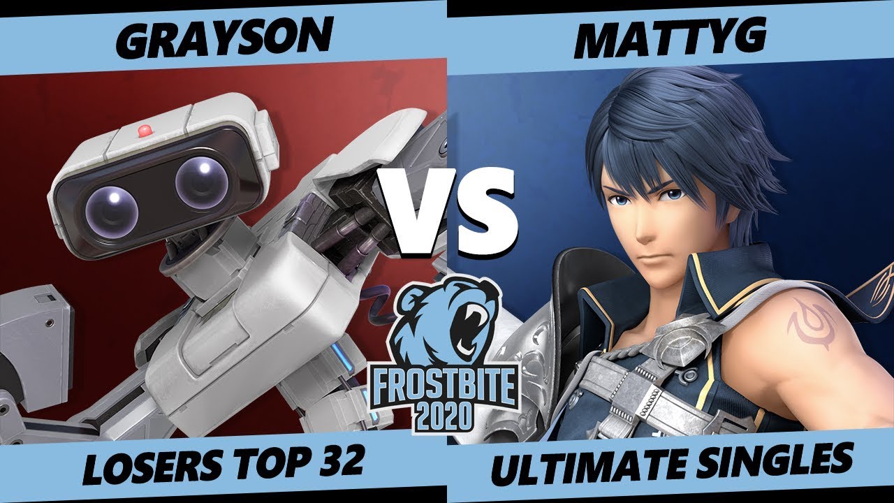 Frostbite 2020 SSBU Losers Top 96 - FRKS | Grayson (ROB) Vs. djb | MattyG (Chrom) Ultimate Singles