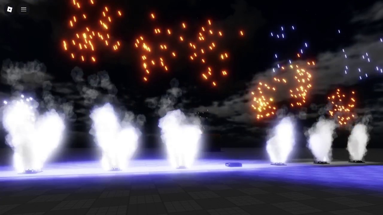 Roblox Pyrotechnics Test I. 25mm Mines W/ Flash Reports
