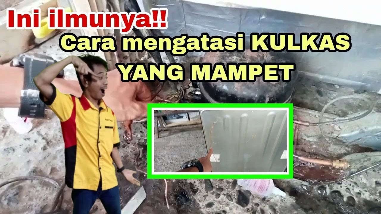 Ini ilmunya !! Cara mengatasi kulkas yang mampet