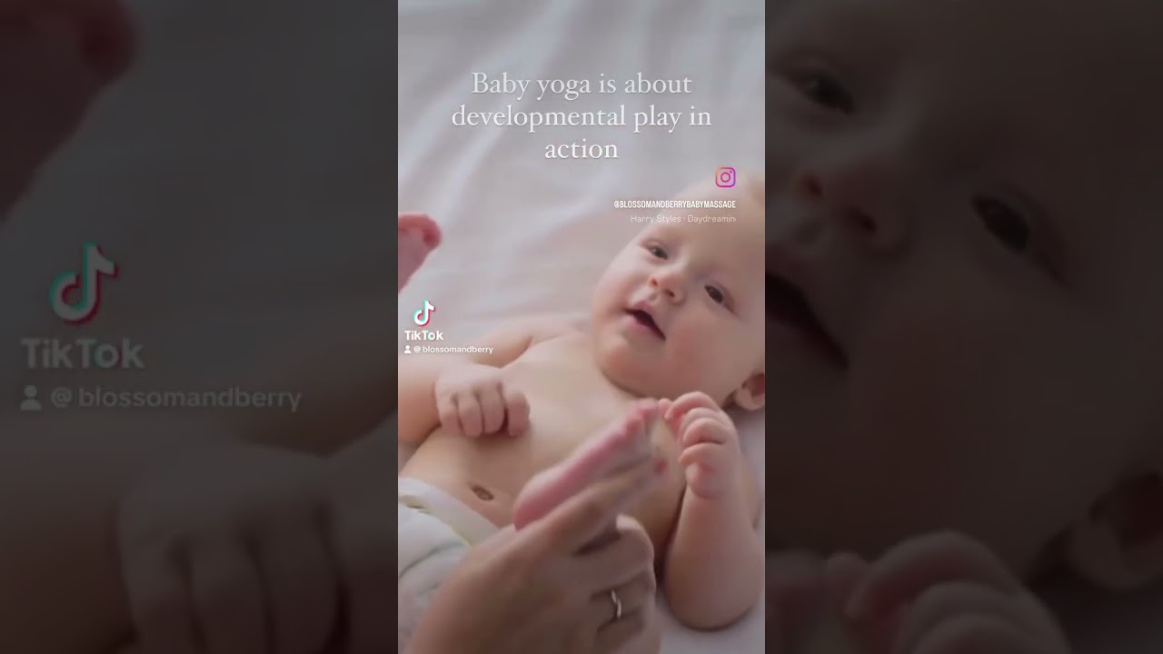 Baby yoga is a powerful form of yoga #babyyoga