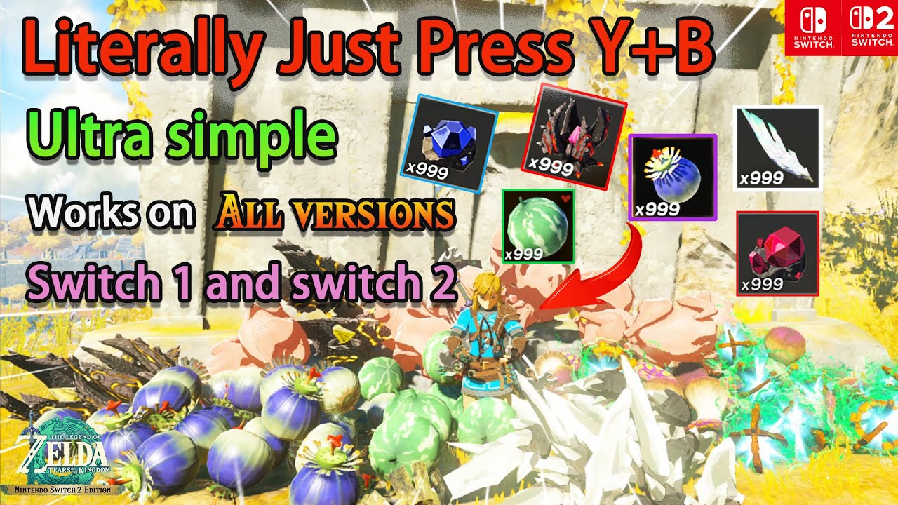 All Working EASIEST Item Duplication Glitch Variations in Tears of the Kingdom (All versions)