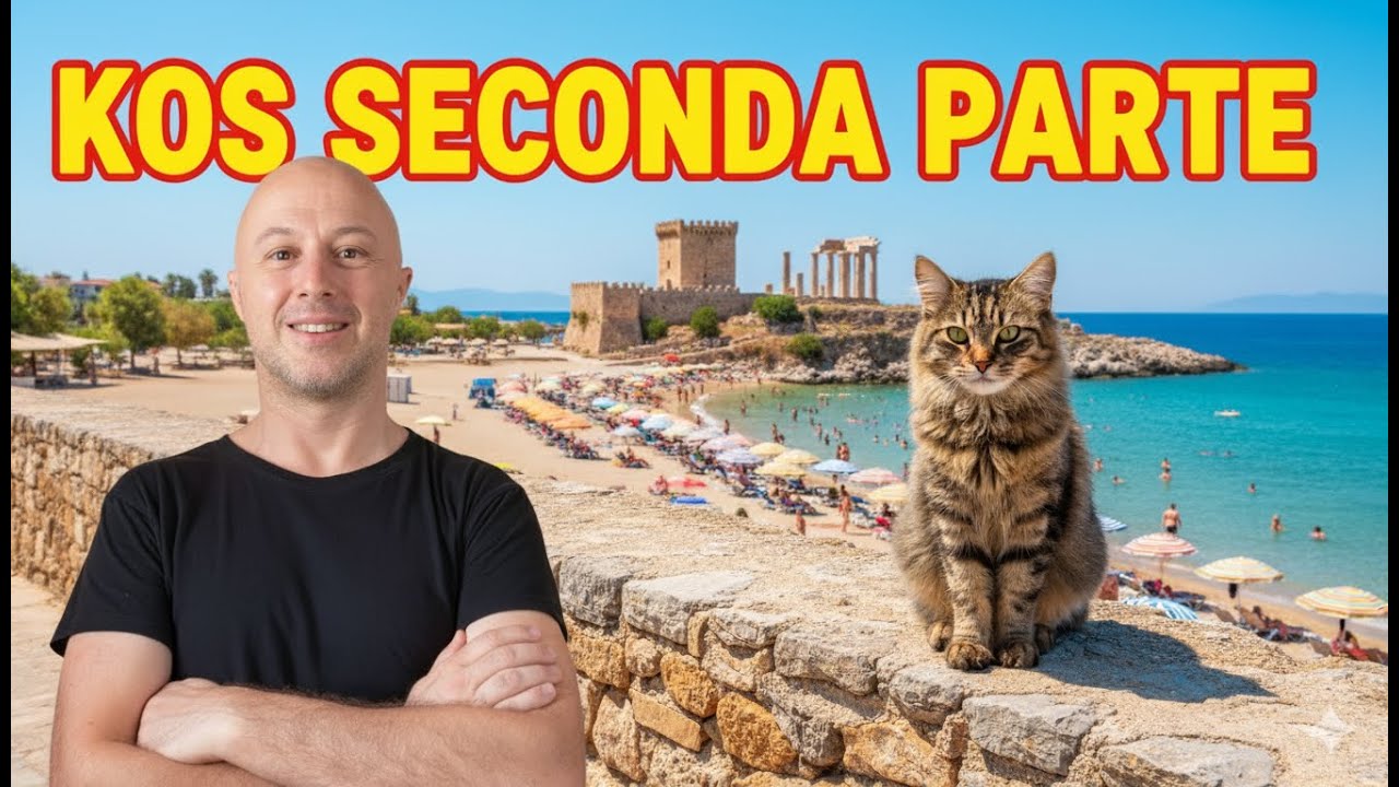 VLOG: La Mia Esperienza a Kos, Grecia (Parte 2) - SPIAGGIA, CULTURA & DIVERTIMENTO!
