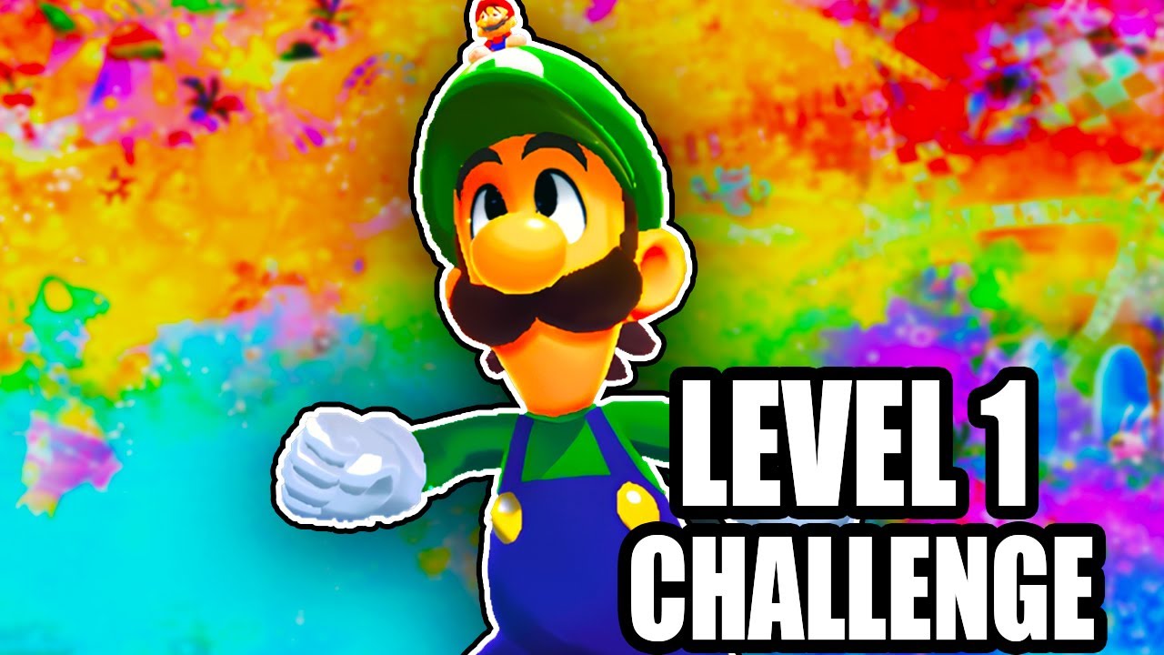 Let's Try a Mario and Luigi Dream Team level 1 challenge