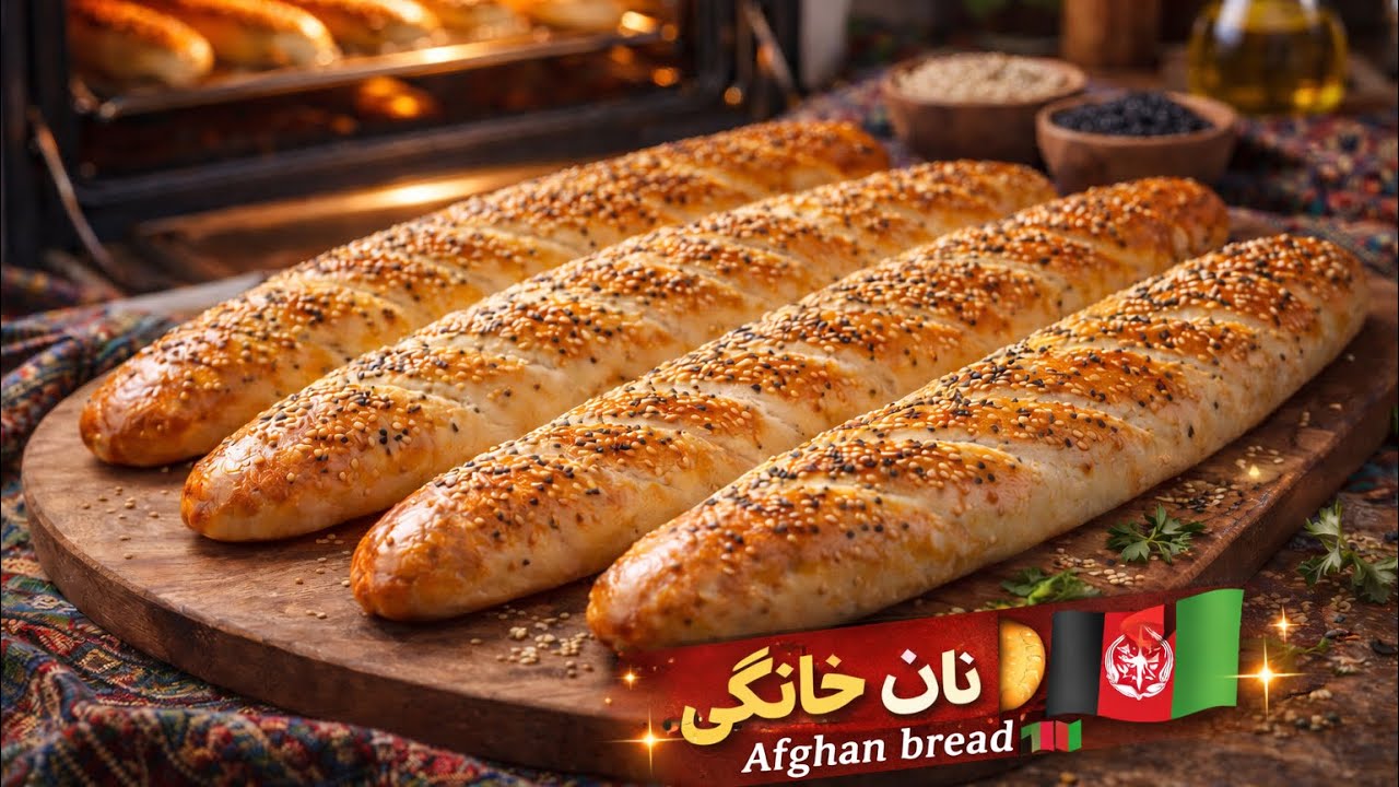 Afghan Homemade bread | The taste of Home 🏠 نان خانگی افغانی درست کدیم| خوش مزه و با طعم🇦🇫♥️