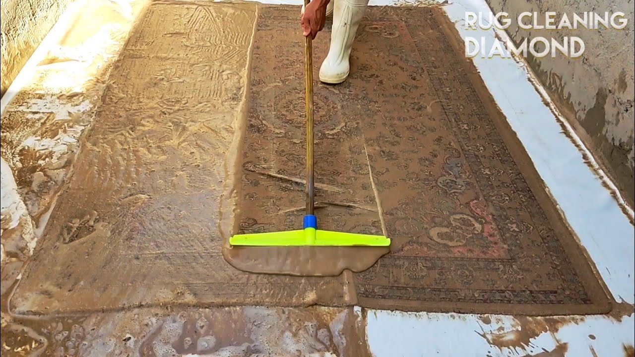 The Rug Left Behind in the Desert After Cleaning Will Surprise You &ndash; Carpet Cleaning ASMR