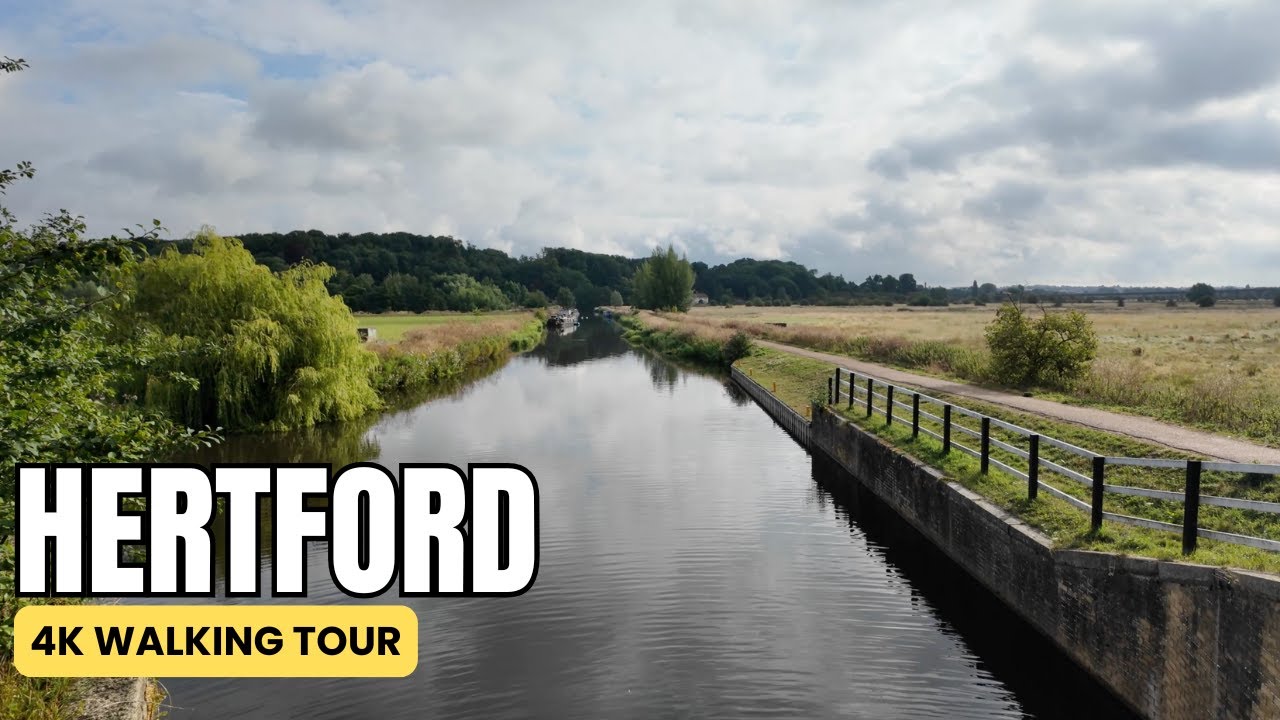 Hertford Walk 4K, Hertfordshire | 4K Walking Tour Hertford | Hertfordshire
