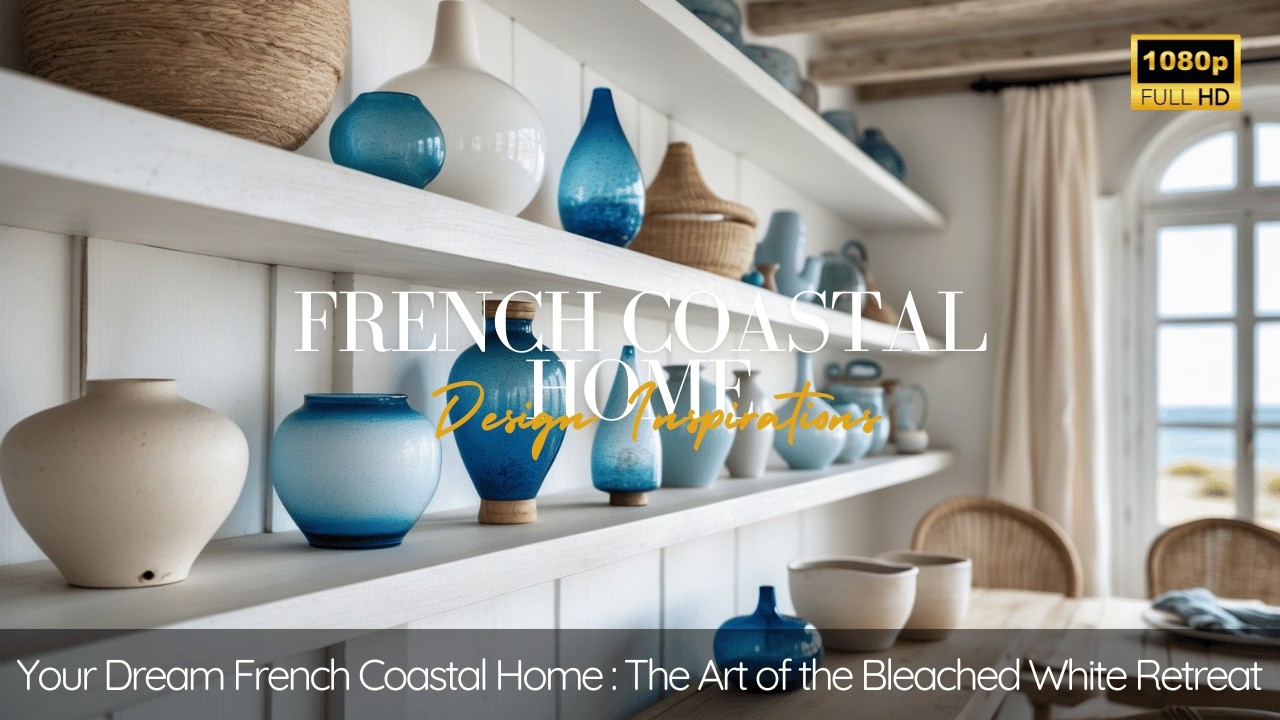 Дом вашей мечты на французском побережье: искусство создания белоснежного уединенного уголка.
