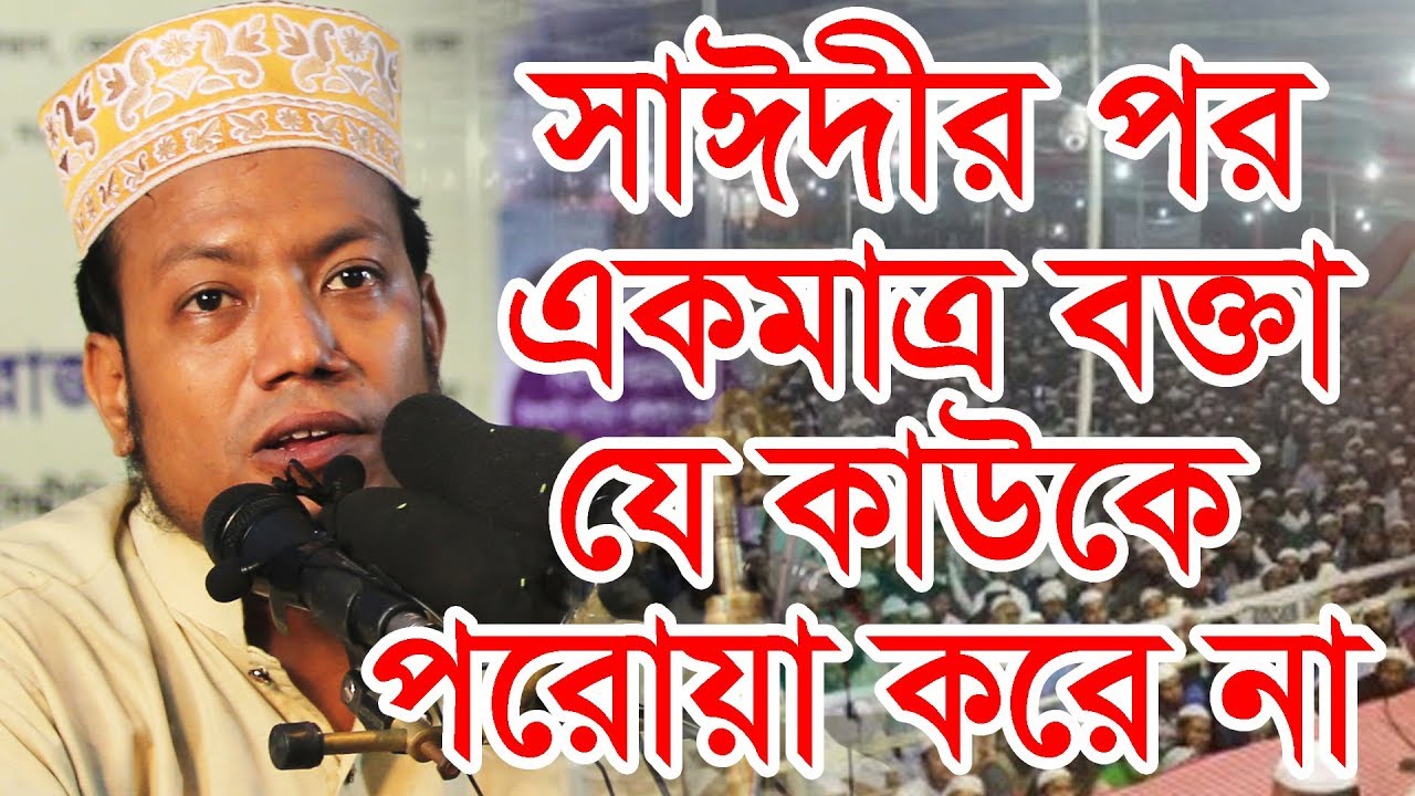 সাঈদীর পর একমাত্র বক্তা যে কাউকে পরোয়া করে না মুফতী আমির হামজা (কুষ্টিয়া)
