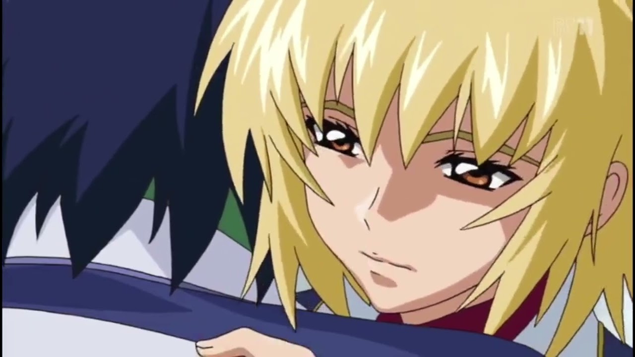 Athrun x Cagalli moment in Seed Destiny