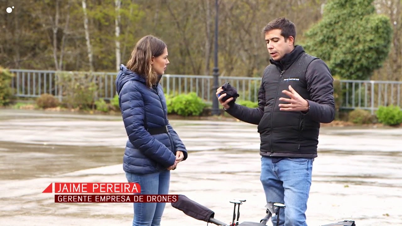 Aerocamaras participa en el programa En el Punto de Mira de Cuatro con el Drone Velutina