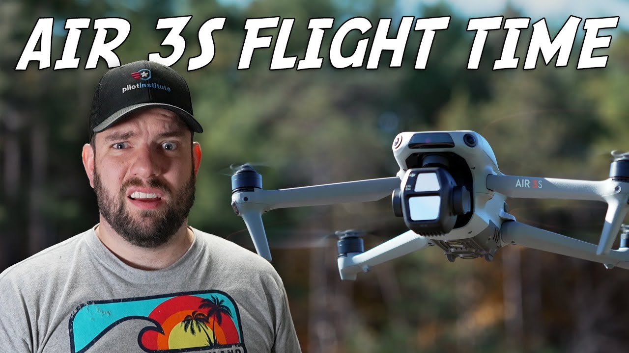 DJI AIR 3S FLIGHT TIME IS DISAPPOINTING?!?! | Testing the battery on DJI's latest drone...