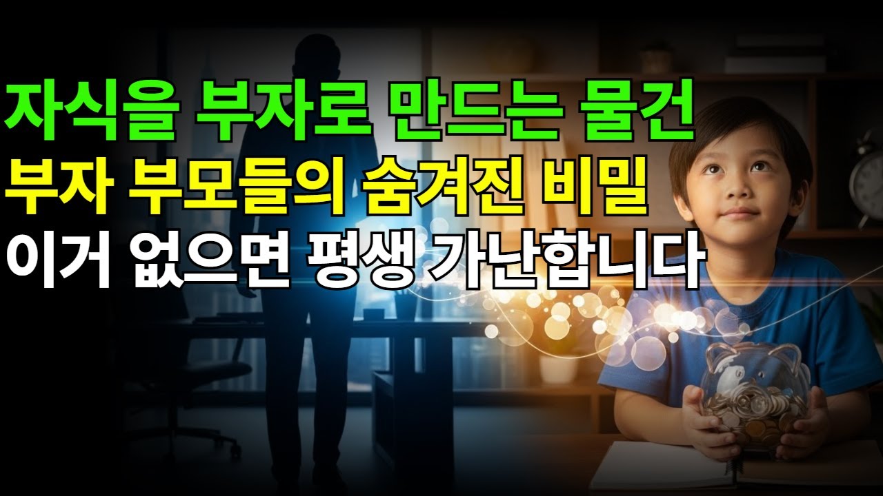 억만장자 부모들이 절대 말 안 하는 자녀교육 비밀 공개합니다 |  부자 | 시니어 |
