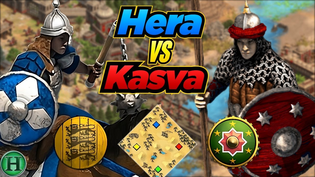 Bulgarians vs Hindustanis | 1v1 Arabia | vs Kasva | AoE2