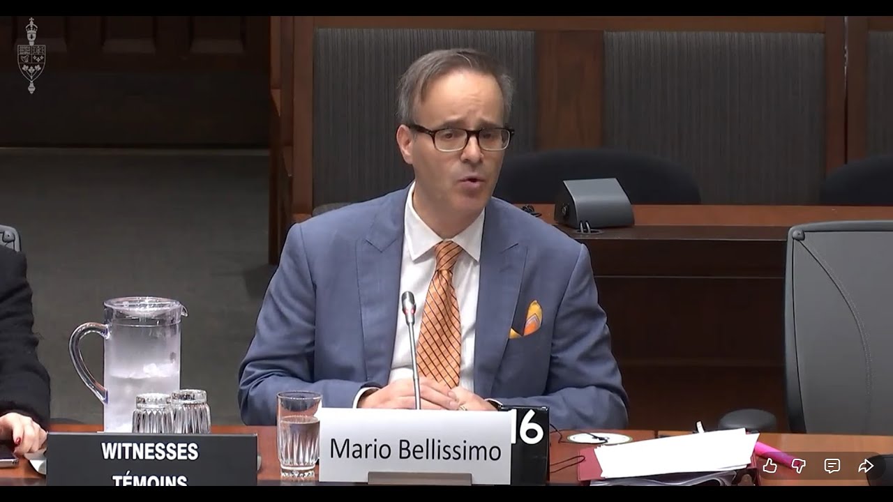 Mario Bellissimo’s Testimony Before the House of Commons on Reforming Canada’s Immigration System