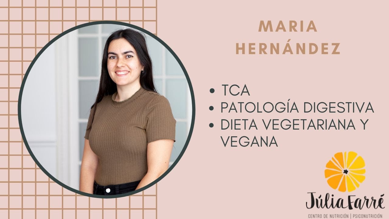 María Hernández dietista-nutricionista | Centro Júlia Farré