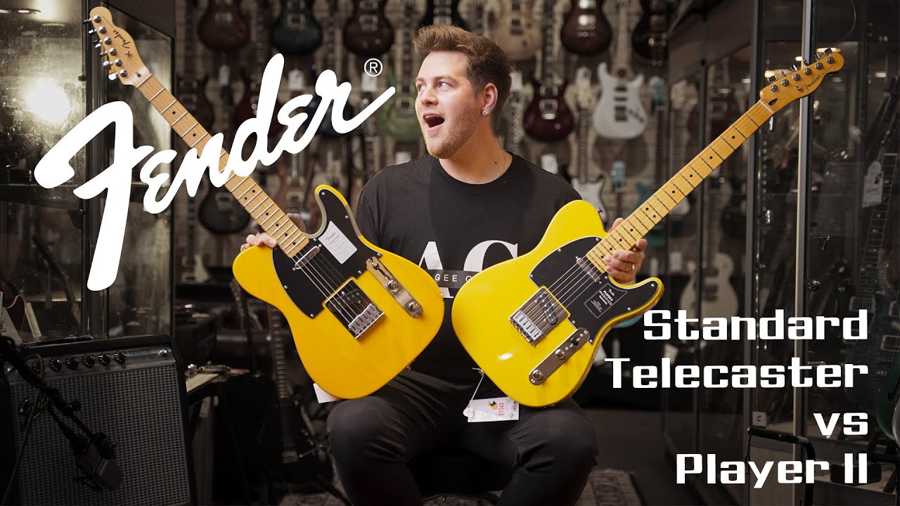 Battle of The Fender Telecasters: Standard VS Player II Series | Mooloolaba Music