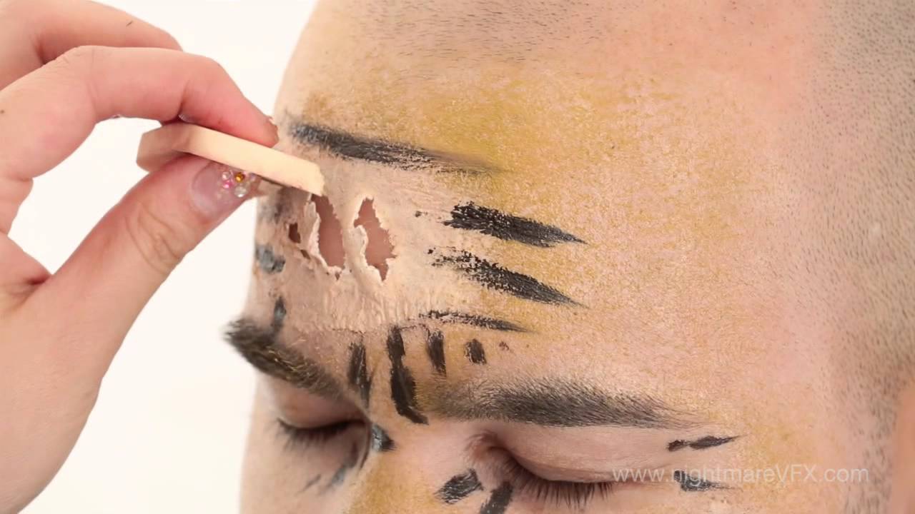 Simple zombie makeup tips