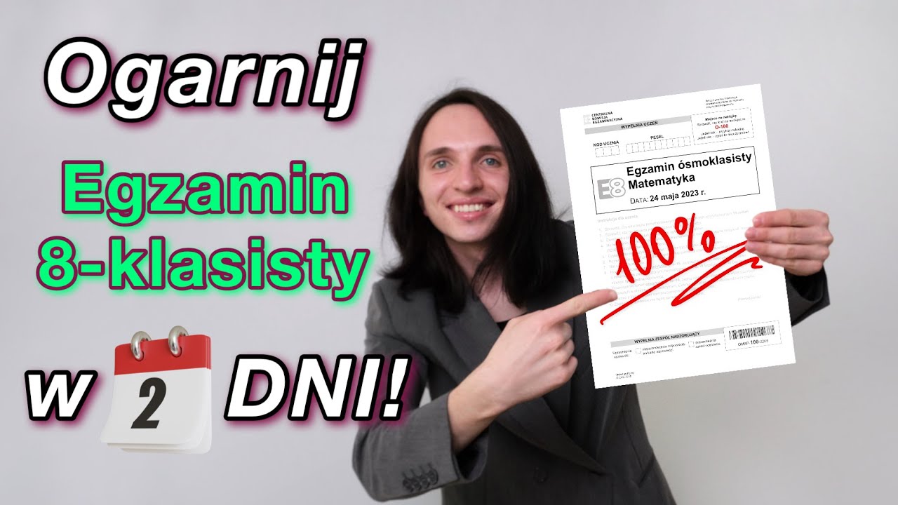 Tutorial: Jak PRZYGOTOWAĆ się do EGZAMINU ÓSMOKLASISTY w 2 DNI?! | foundoblivion