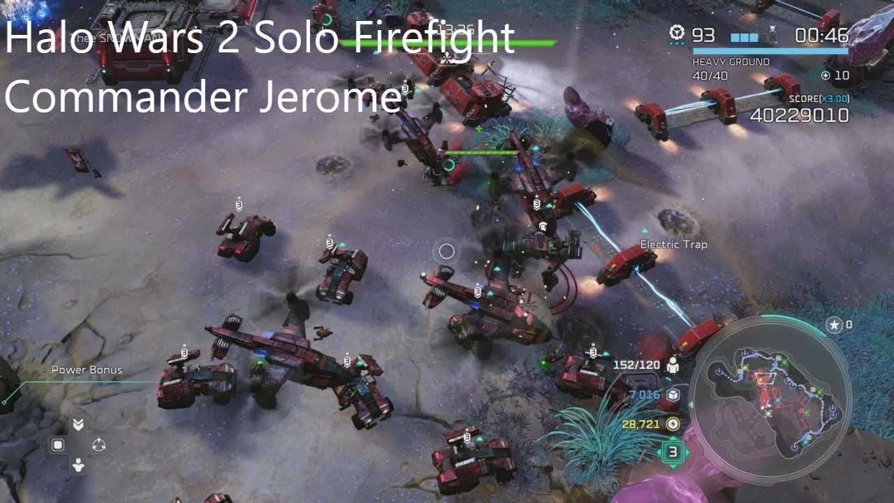Halo Wars 2 Firefight Solo Wave 100 Commander Jerome
