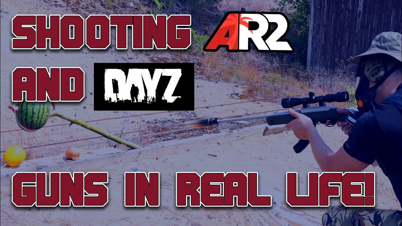SHOOTING Apocalypse Rising 2 and DayZ guns IN REAL LIFE!