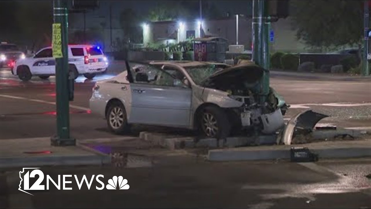 3 in critical condition after fiery crash in west Phoenix