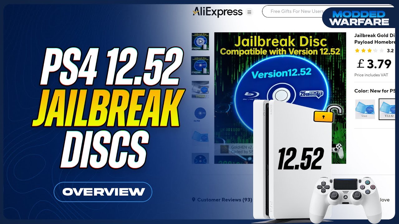 Стоит ли покупать диски для взлома PS4 с AliExpress (12,52 ГБ памяти)?