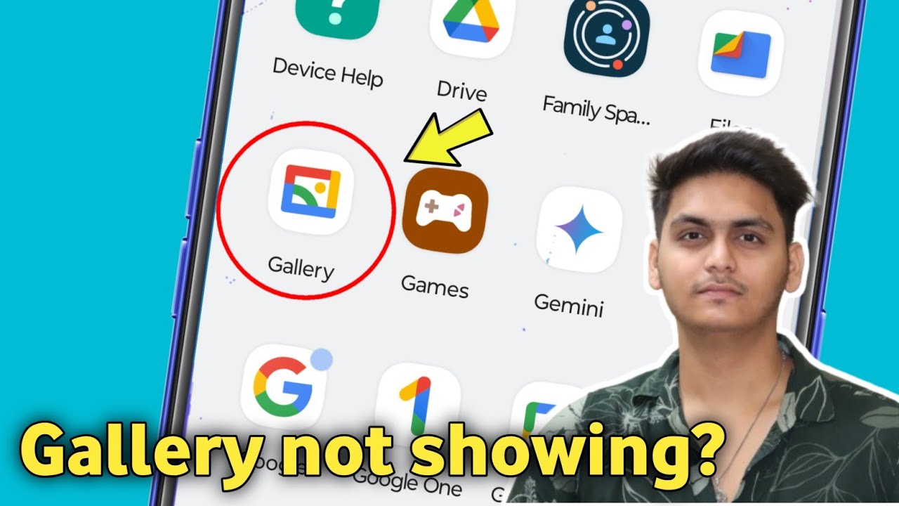 Галерея не отображается на смартфоне Google Pixel под управлением Android