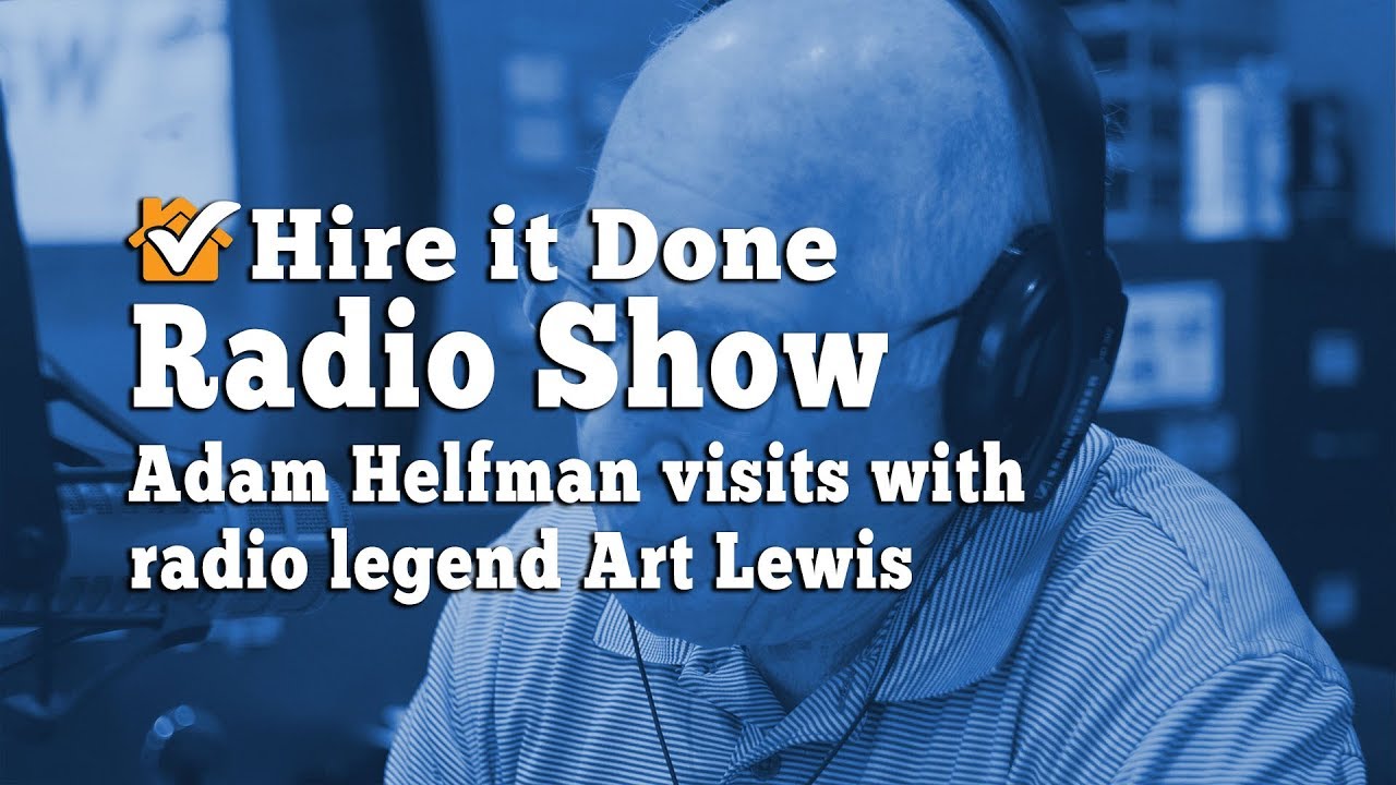Adam Helfman Visits with Radio Legend Art Lewis at WSGW 790 Saginaw Michigan