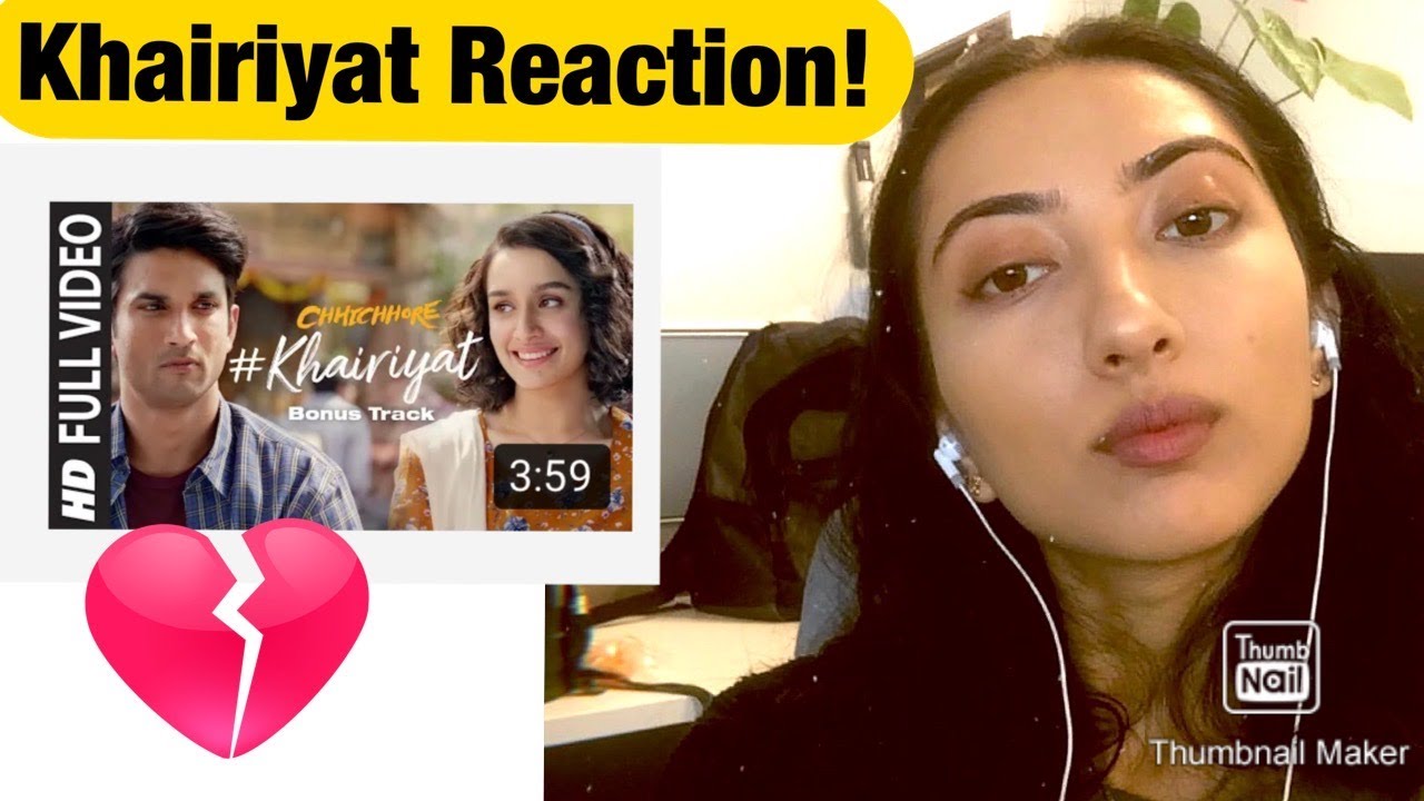AMERICAN REACTION TO KHAIRIYAT! SUSHANT SINGH RAJPUT | SHRADDHA KAPOOR | CHHICHHORE !!!!!!!!!!!!!