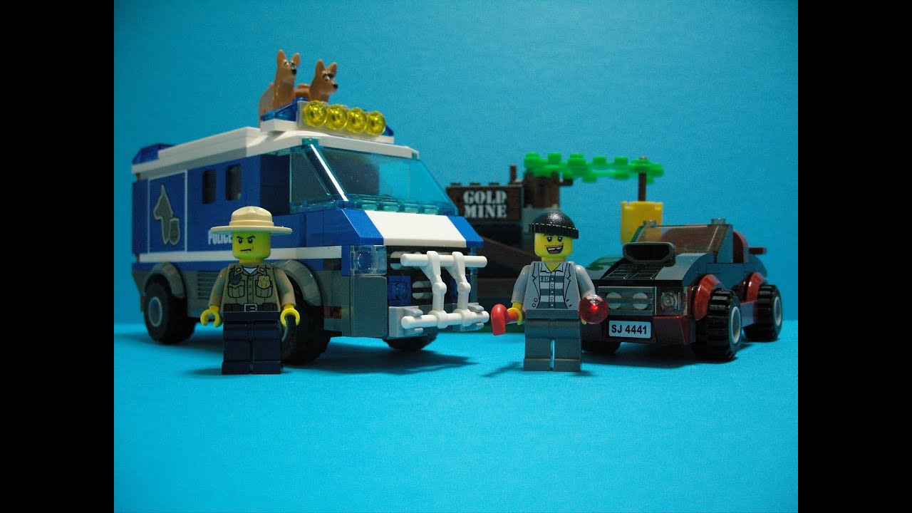 Lego City 4441 Police Dog Van Car Toys Build Review